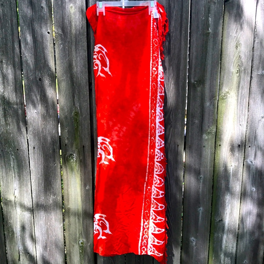 Vintage“ULUWATU Bali Island”long wrap aroundSarong